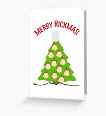 Fröhliche Rickmas Grußkarte