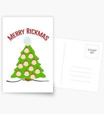 Merry Rickmas Postcards