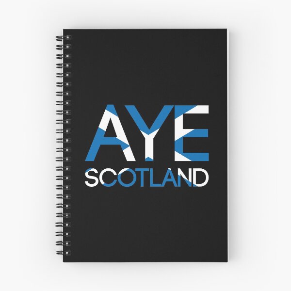 Item preview, AYE SCOTLAND, Scottish Independence Saltire Flag Text Slogan designed and sold by MacPean.