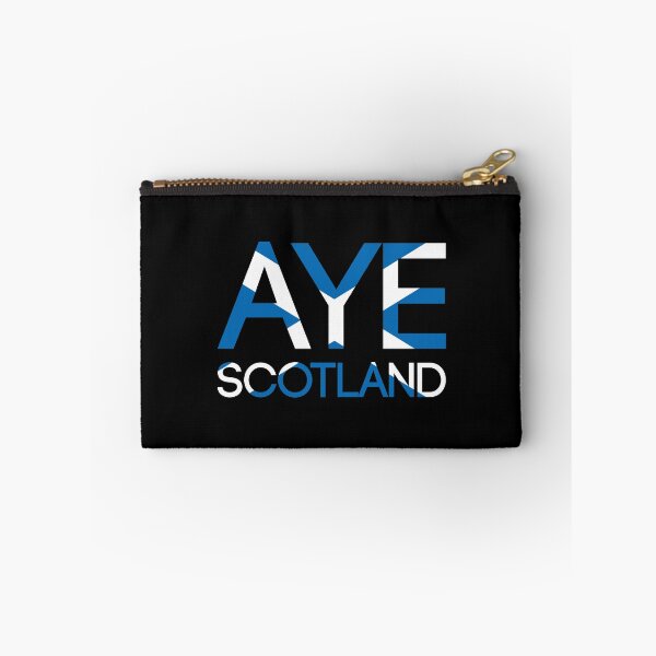 Item preview, AYE SCOTLAND, Scottish Independence Saltire Flag Text Slogan designed and sold by MacPean.