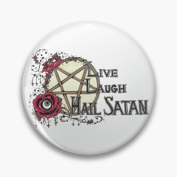 Artikelvorschau, Lebe, lache, Heil Satan entworfen und verkauft von Hope White.