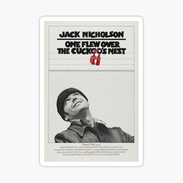 One flew over the cuckoo's nest Pegatina