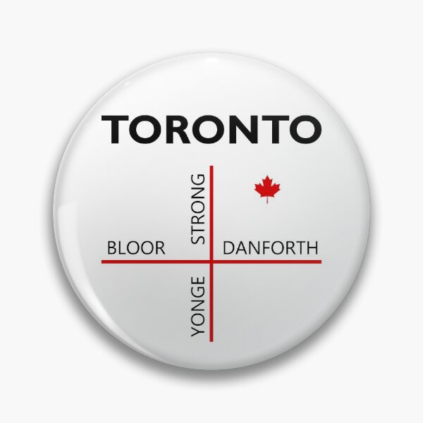 Item preview, Toronto Canada Strong Street Map Color designed and sold by TinyStarCanada.