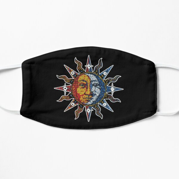 Celestial Mosaic Sun/Moon Flat Mask