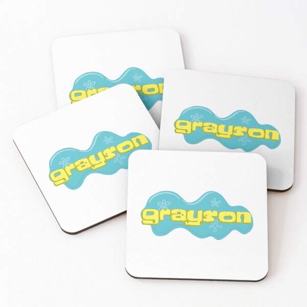 Item preview, Boy Name Grayson in SpongeBob Cartoon Style designed and sold by Space-Bug.
