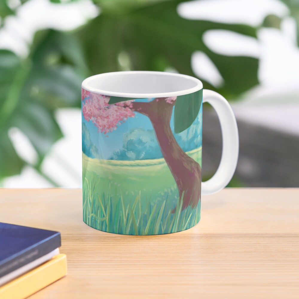 Spring Meadow print - Classic mug on Red Bubble