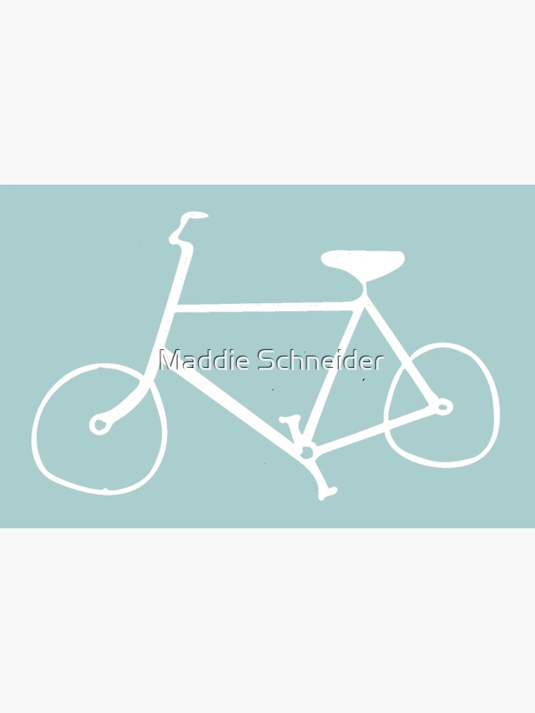 "White Bike" Sticker for Sale by MaddieandRenee Redbubble