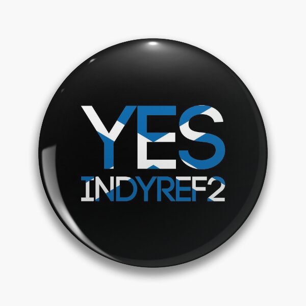 Item preview, YES INDYREF2, Scottish Independence Saltire Flag Text Slogan designed and sold by MacPean.