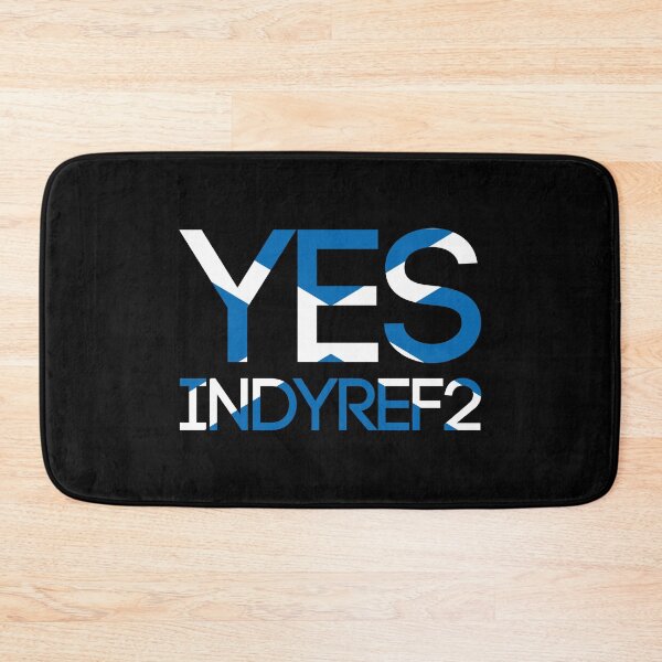 Item preview, YES INDYREF2, Scottish Independence Saltire Flag Text Slogan designed and sold by MacPean.
