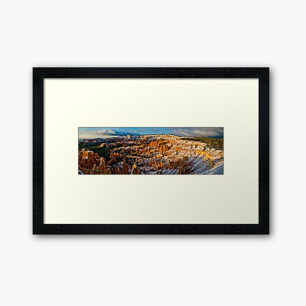 Sunlights First Touch - Bryce Canyon National Park, Utah Framed Art Print