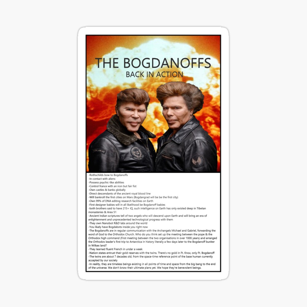 The Bogdanoff Twins Photographic Print