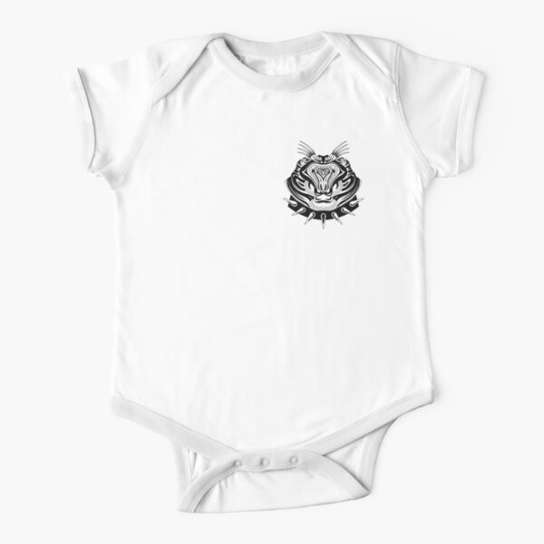 Tiger King Traditional Tattoo Blackwork Baby One Piece By Suburbanstoic Redbubble