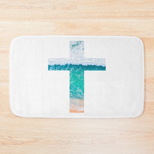 Item preview, Ocean Waves Cross designed and sold by move-mtns.