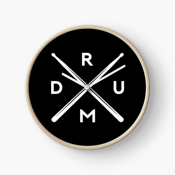 Drumsticks Drummer Clock