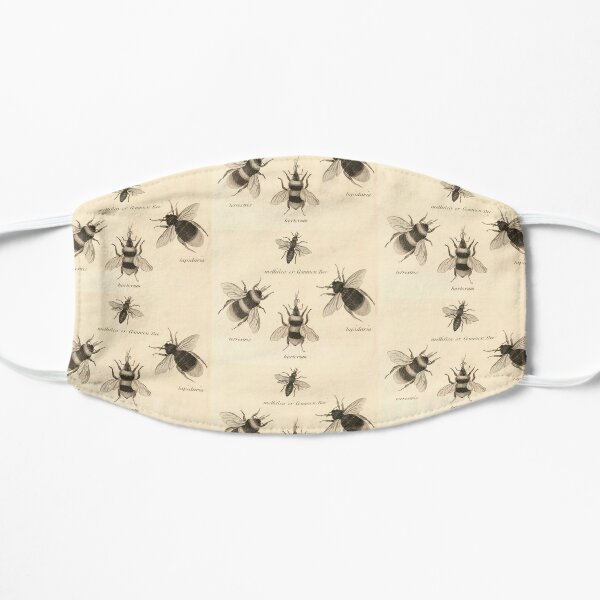 Naturalist Bees Flat Mask
