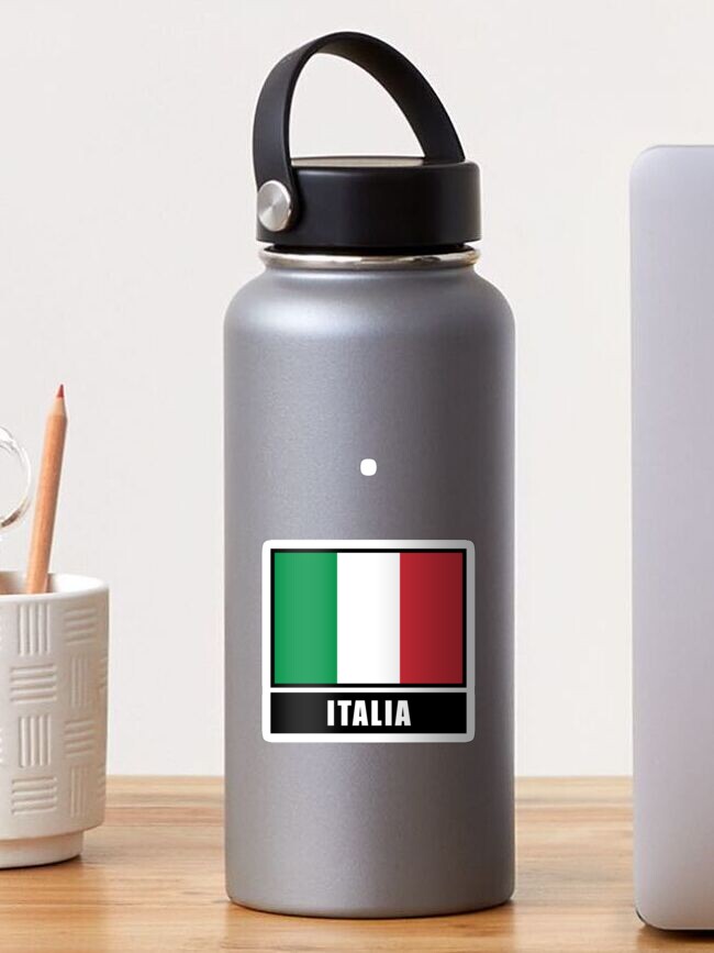 Sticker mit Italien italienisch Flagge Fahne squadra azzurra von  GeogDesigns