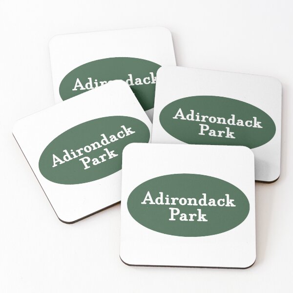Item preview, Oval Euro Sticker Adirondack Park Green designed and sold by mountainandmoor.