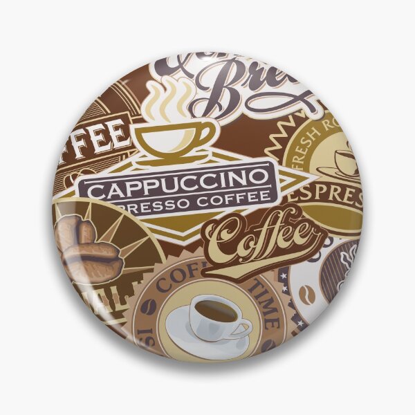 Item preview, Coffee Logos Pattern designed and sold by blayzeink.