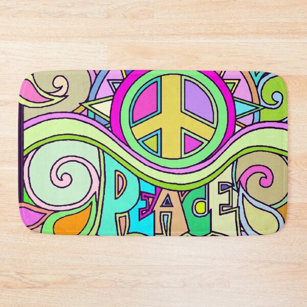 Item preview, Psychedelic Hippy Retro Peace Art designed and sold by Alondra.