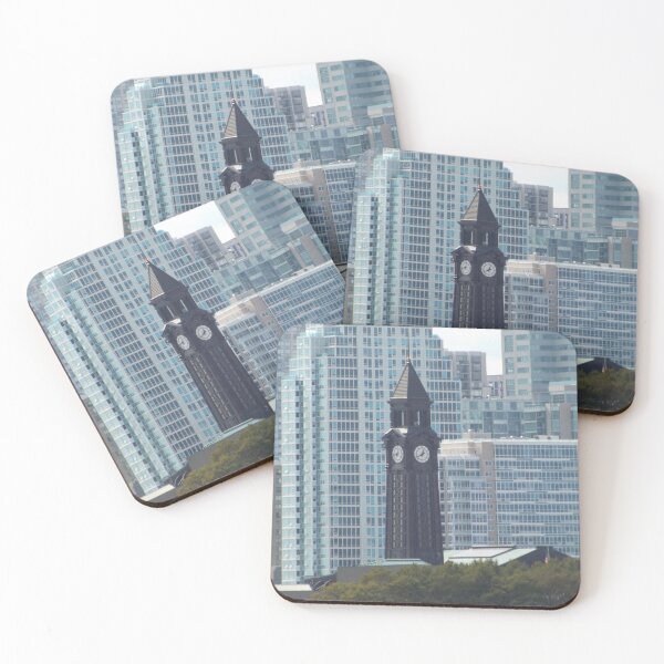 Item preview, Historic Hoboken Terminal Tower, Jersey City Skyline, Hoboken, New Jersey designed and sold by lenspiro.