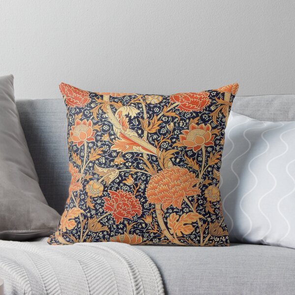 Item preview, William Morris Cray Bleu et Orange designed and sold by Pixelchicken.