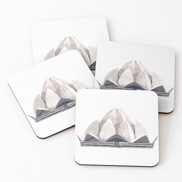 Item preview, Delhi - Lotus Temple minimal designed and sold by ArchiCrumbs.