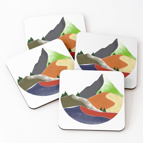 Item preview,  Explore the coloured mountains designed and sold by OrchardHouseC.