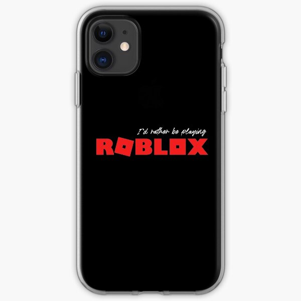 I D Rather Be Playing Roblox Iphone Case Cover By Nice Tees Redbubble - roblox black knight helmet id