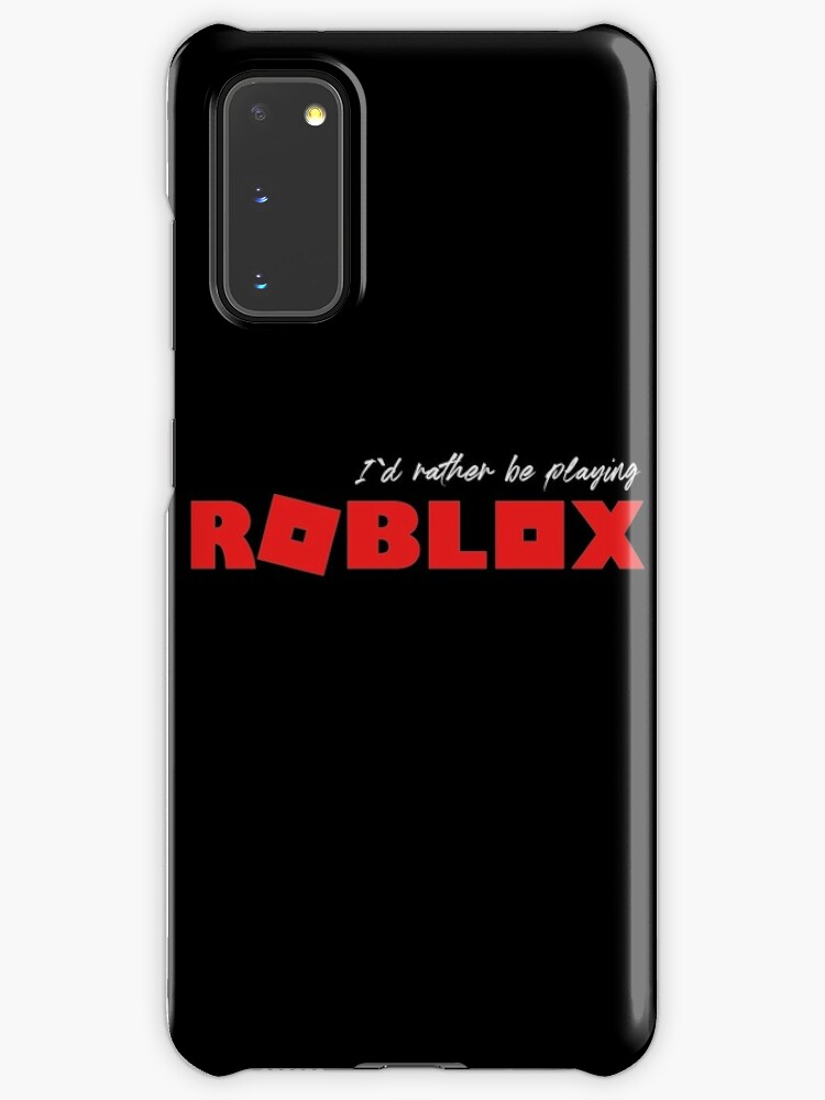 I D Rather Be Playing Roblox Case Skin For Samsung Galaxy By Nice Tees Redbubble - galaxy print roblox