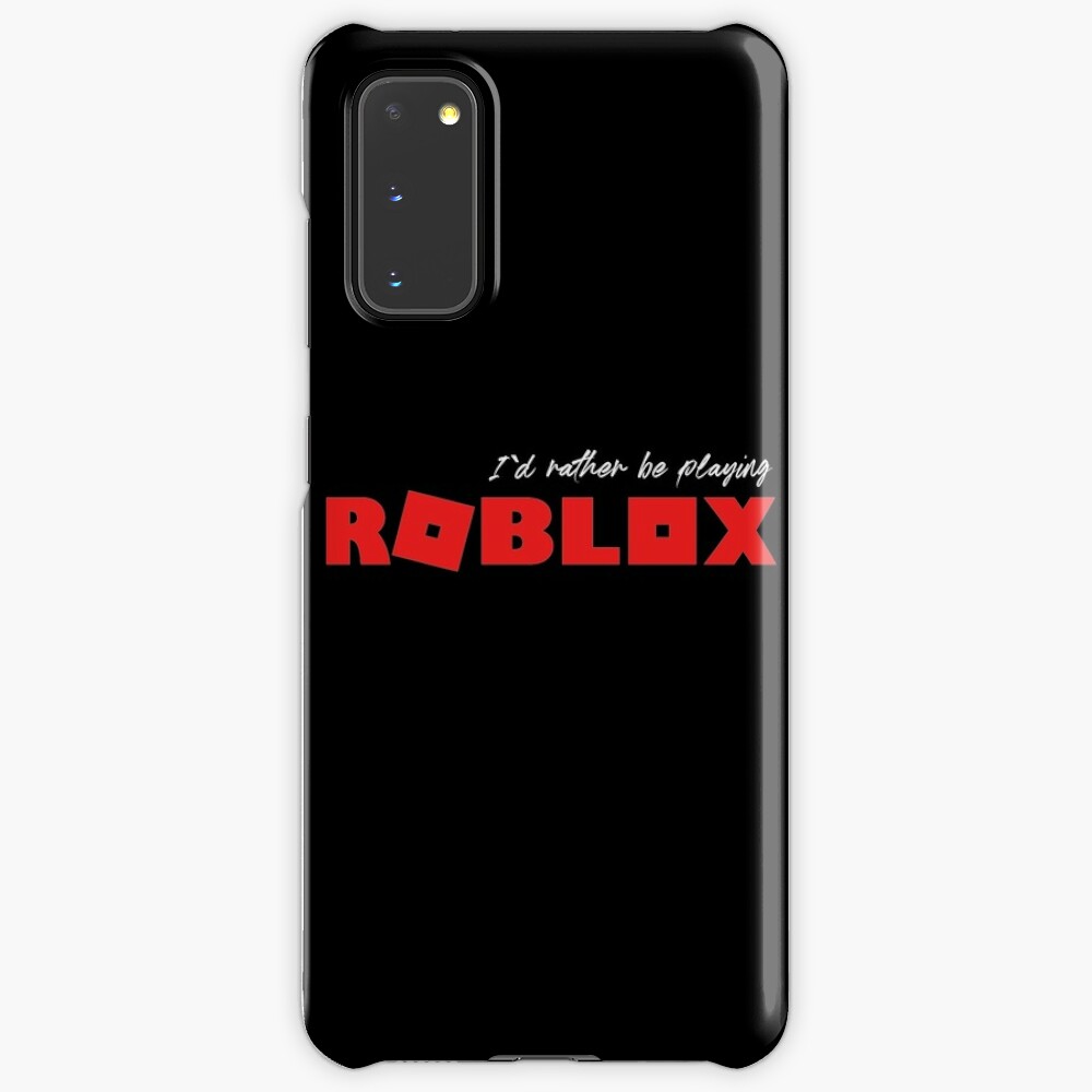I D Rather Be Playing Roblox Case Skin For Samsung Galaxy By Nice Tees Redbubble - galaxy shirt roblox id
