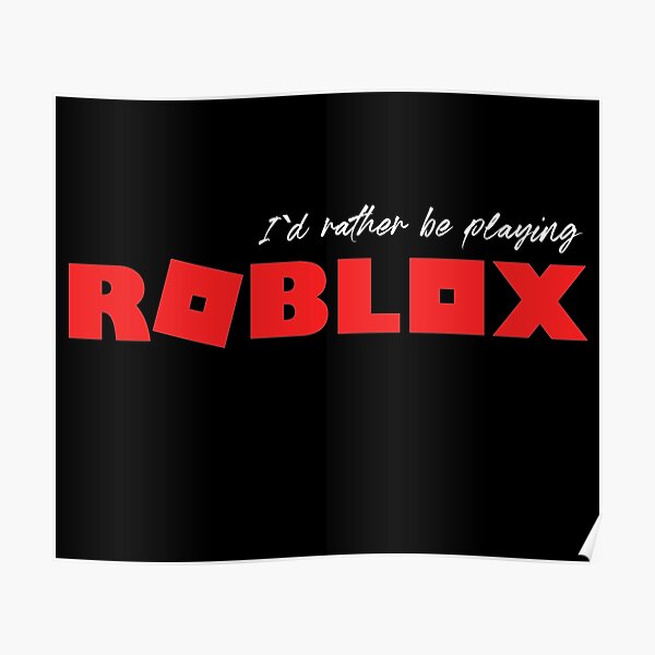 The World Of Roblox Poster By Adam T Shirt Redbubble