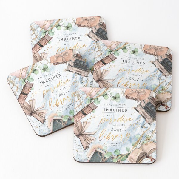Item preview, Paradise library designed and sold by Stella Bookish Art.