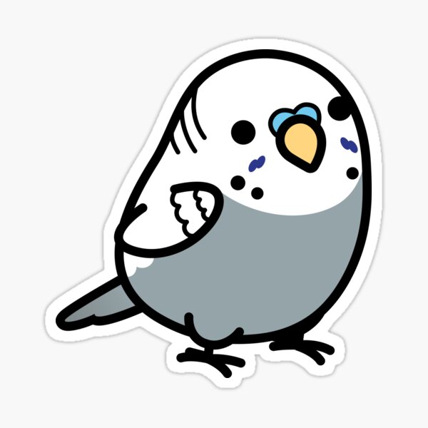 Magical Bird Mochi, Fairy Budgie Stickers – birdhism