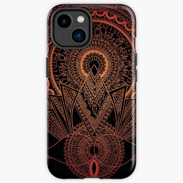 Reborn Lotus Mandala Black - By SimmyGhatt iPhone Tough Case