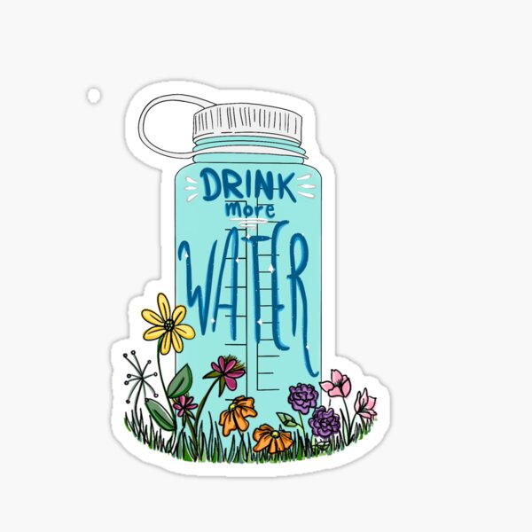 Frank Green Drink Bottle Drink More Water Sticker for Sale by  Dakotasdesigns
