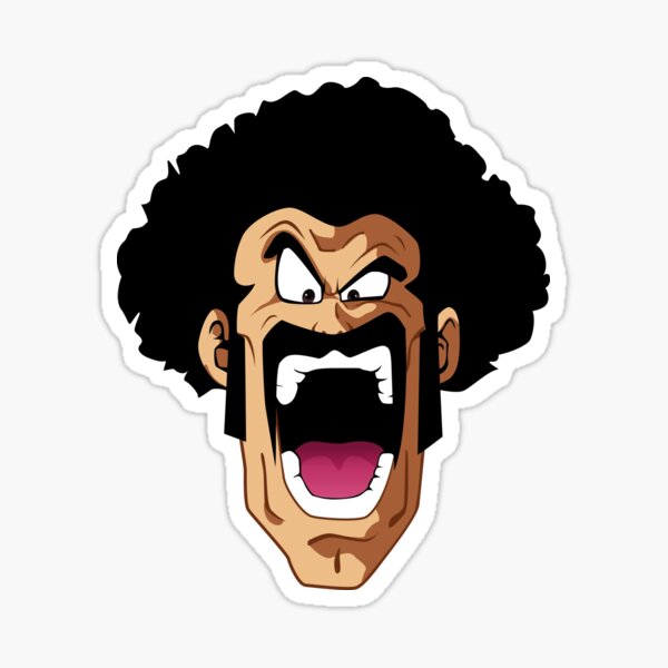 Mr. Satan Sticker by MadeByBonilla