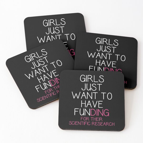 Item preview, FUNding For Science Research Funny Girls Steminist print designed and sold by jakehughes2015.