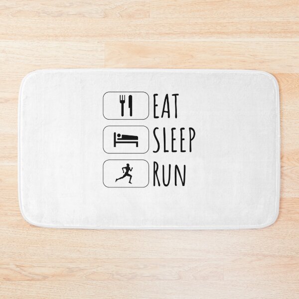 Item preview, Eat Sleep run, Gift for running Lovers, gift for runners designed and sold by Minimalist Quotes and Sayings.