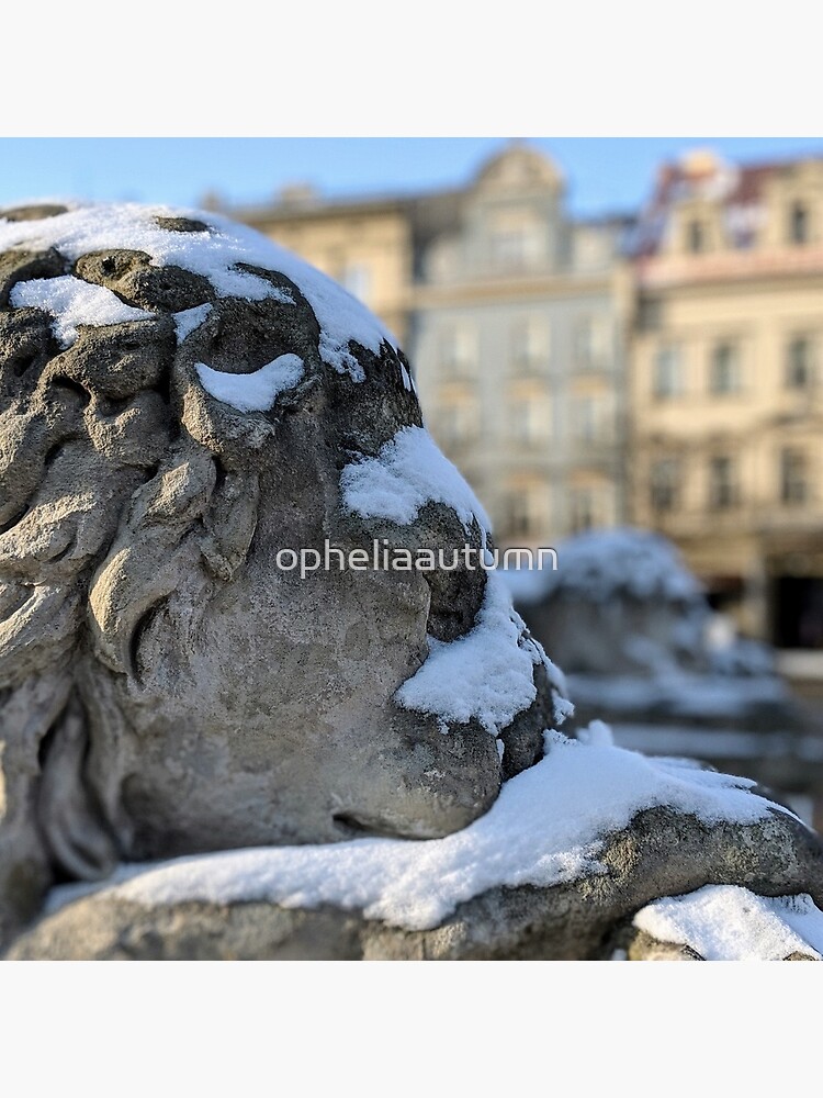 Cold lion in Krakow by opheliaautumn