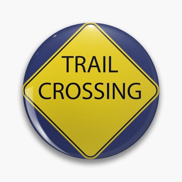 Item preview, Caution Road Sign Trail Crossing designed and sold by Shanestillz.