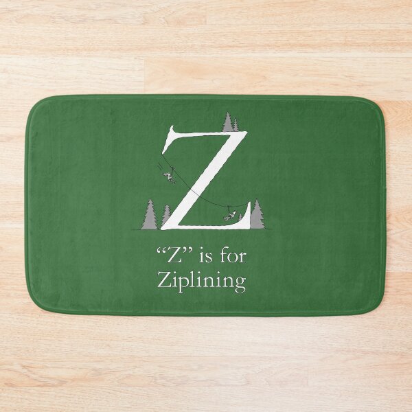 Item preview, "Z" is for Ziplining designed and sold by wanderingfools.