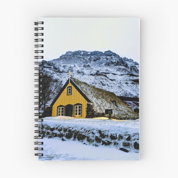 Item preview, Hofskirkja Turf Church in December designed and sold by opheliaautumn.
