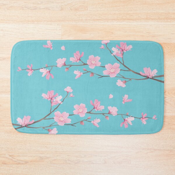 Item preview, Cherry Blossom flower plant - Robin Egg Blue designed and sold by designenrich.
