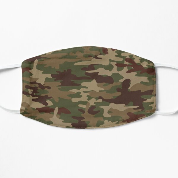 Funny Green Camo Face Masks For Kids Men and Women Camouflage Gift Mask