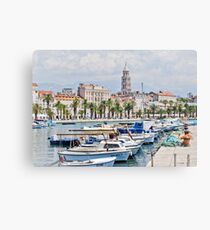Split Waterfront Canvas Print