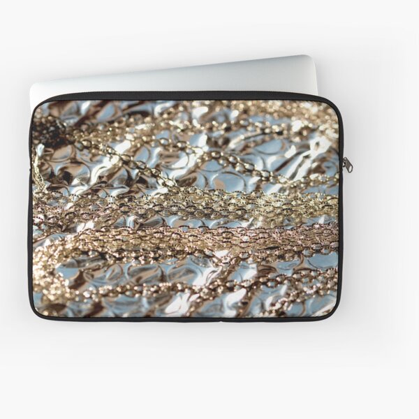 Silver texture Laptop Sleeve