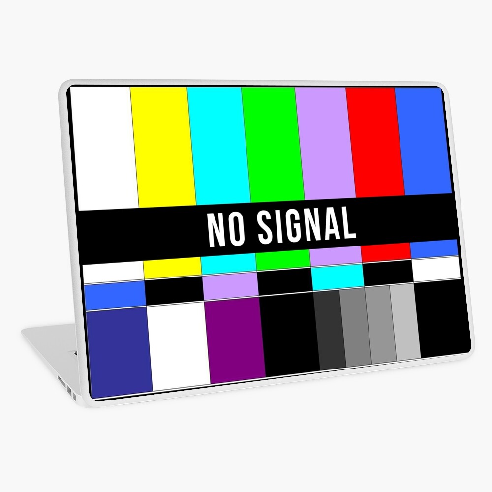 No Signal Laptop Skin