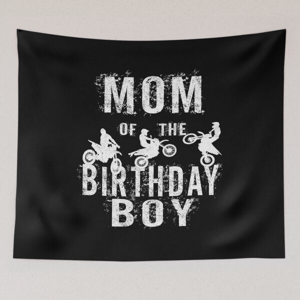 Item preview, Mom Of The Birthday Boy Dirt Bike B-day Party product designed and sold by Grabitees.