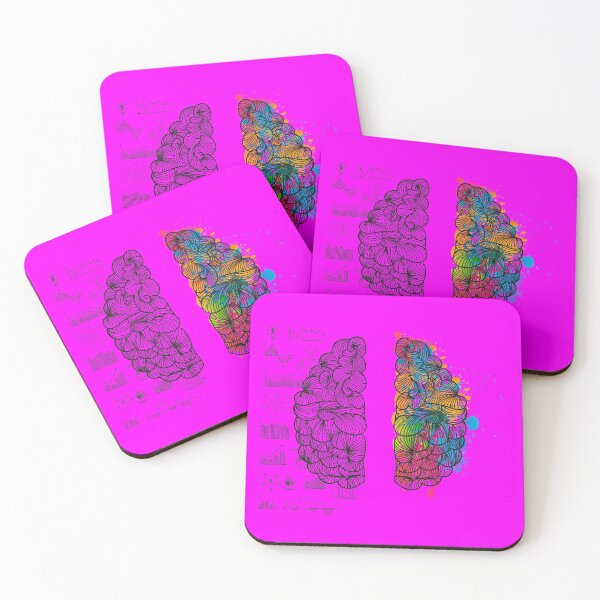 Item preview, Brain divided into two parts designed and sold by magenta-dream.