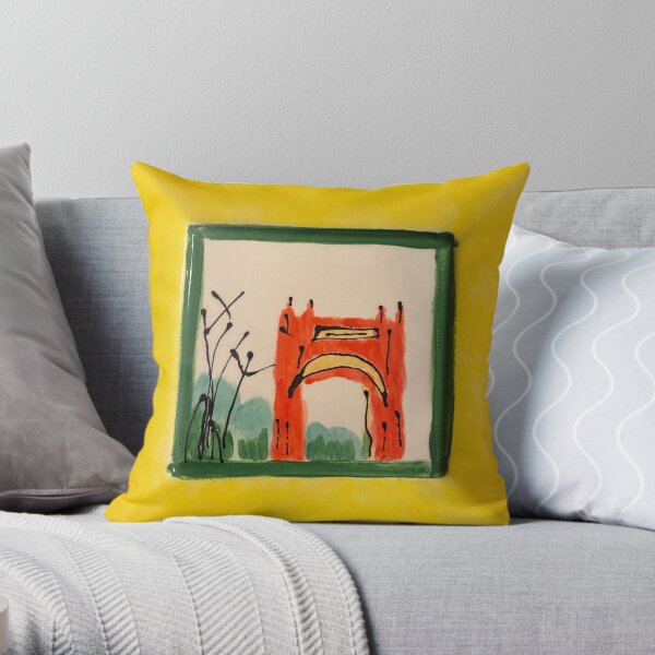 Arch in the Park Throw Pillow
